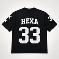 BLACK BASEBALL OVERSIZED T-SHIRT