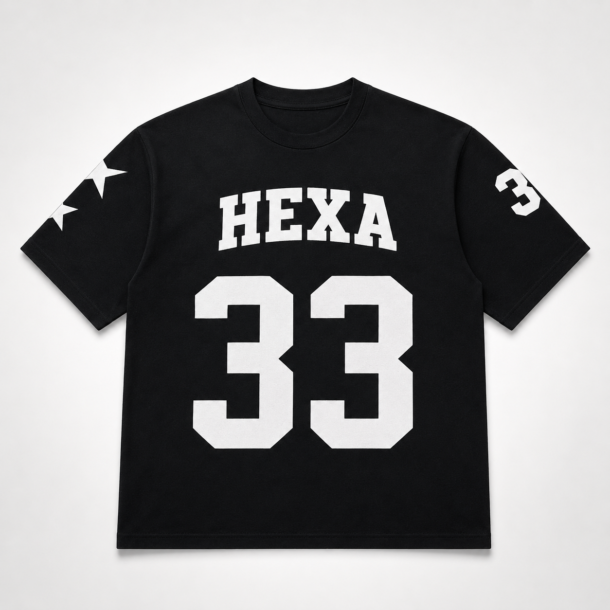 BLACK BASEBALL OVERSIZED T-SHIRT