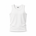 HEXA WHITE COTTON TANK TOP