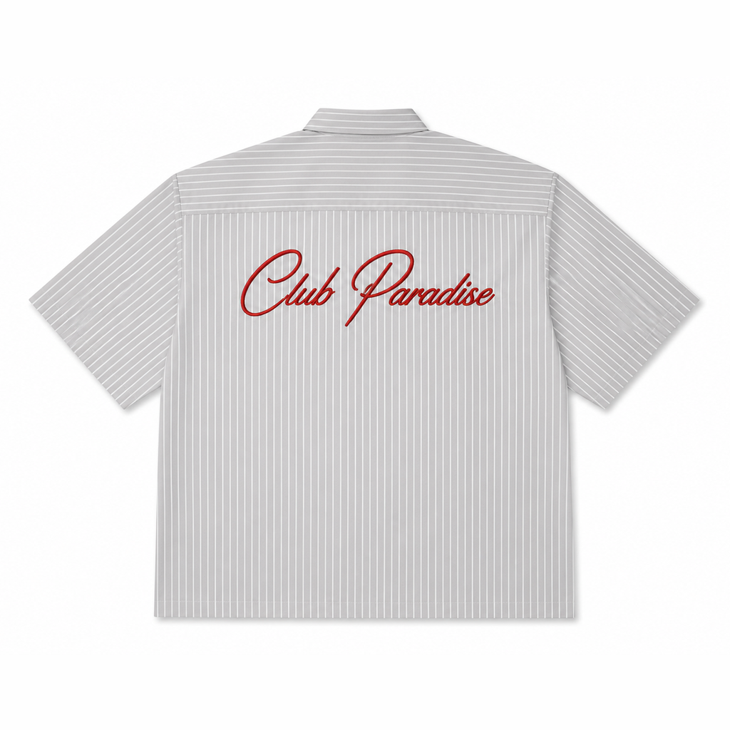 BOX FIT SHITR GRAY&WHITE