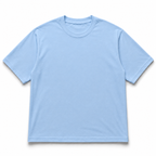 Hexastudios oversized T-shirt in light fabric, featuring a relaxed fit and casual style, displayed flat on a neutral background.