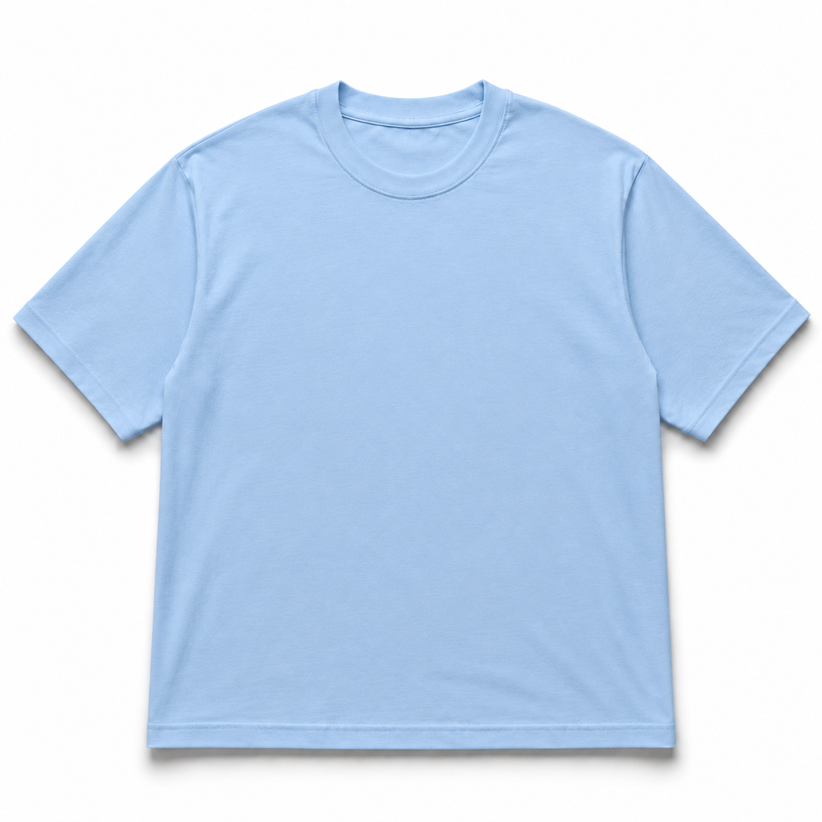 Hexastudios oversized T-shirt in light fabric, featuring a relaxed fit and casual style, displayed flat on a neutral background.
