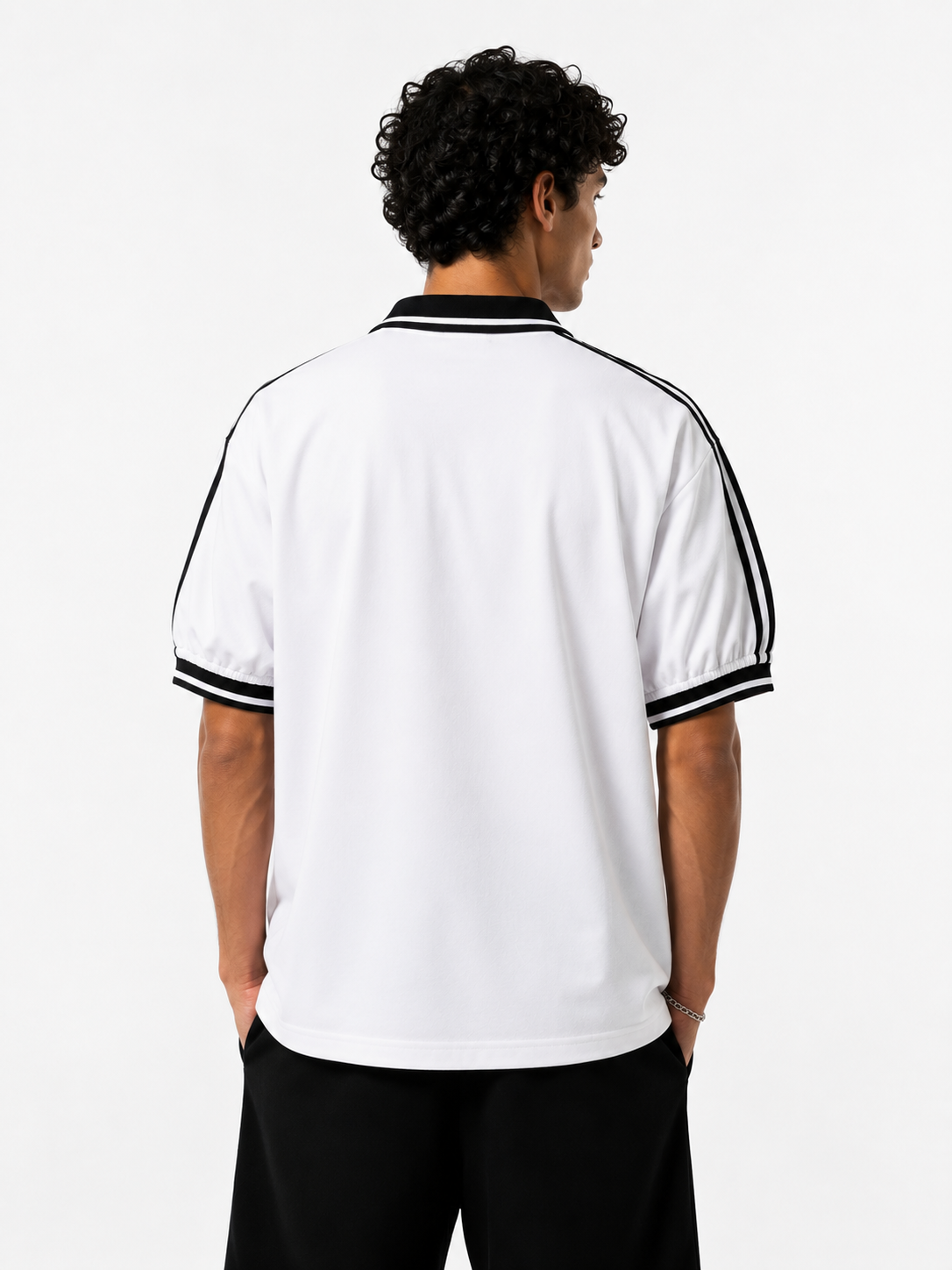 WHITE BOX FIT POLO HEXA T-SHIRT