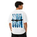 Hexa Eagle Flight oversized T-shirt featuring a graphic eagle design on the front, casual fit, and soft fabric.