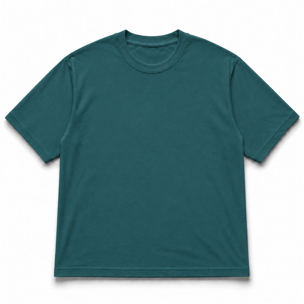 Hexa Studios oversized T-shirt in soft fabric, featuring a relaxed fit and casual style, shown on a plain background.