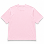 HEXAstudios oversized T-shirt in soft fabric, featuring a relaxed fit and casual style, displayed on a hanger.