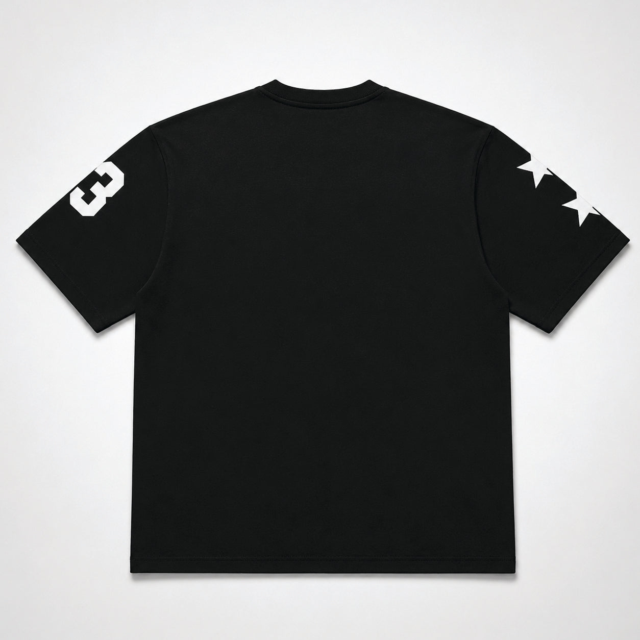 BLACK BASEBALL OVERSIZED T-SHIRT
