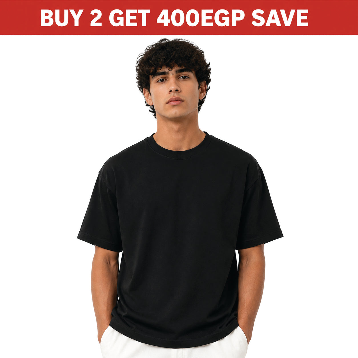 HEXAstudios oversized T-shirt in soft fabric, featuring a relaxed fit and casual style, displayed flat on a neutral background.