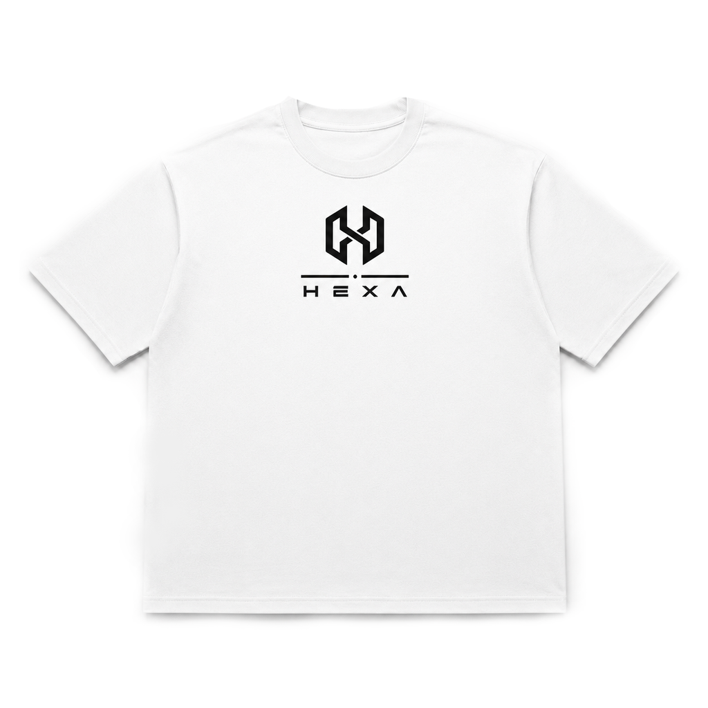Hexa oversized T-shirt featuring a relaxed fit, soft fabric, and bold graphic design in a casual streetwear style.