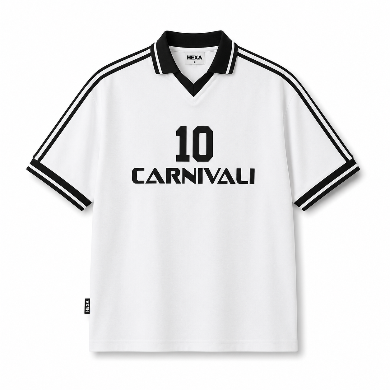 WHITE BOX FIT POLO HEXA T-SHIRT